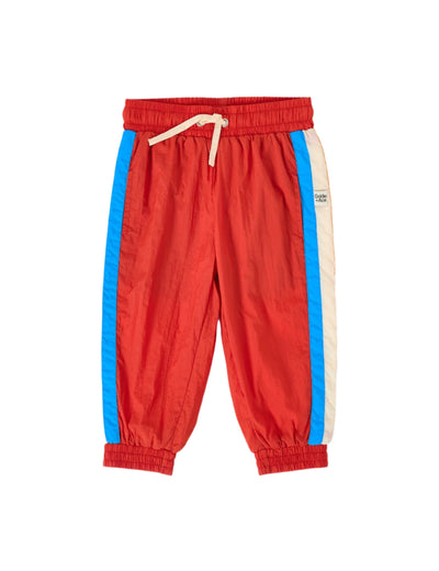 Goldie & Ace - Retro Lightweight Sporty Pants | Red Pants Goldie & Ace 