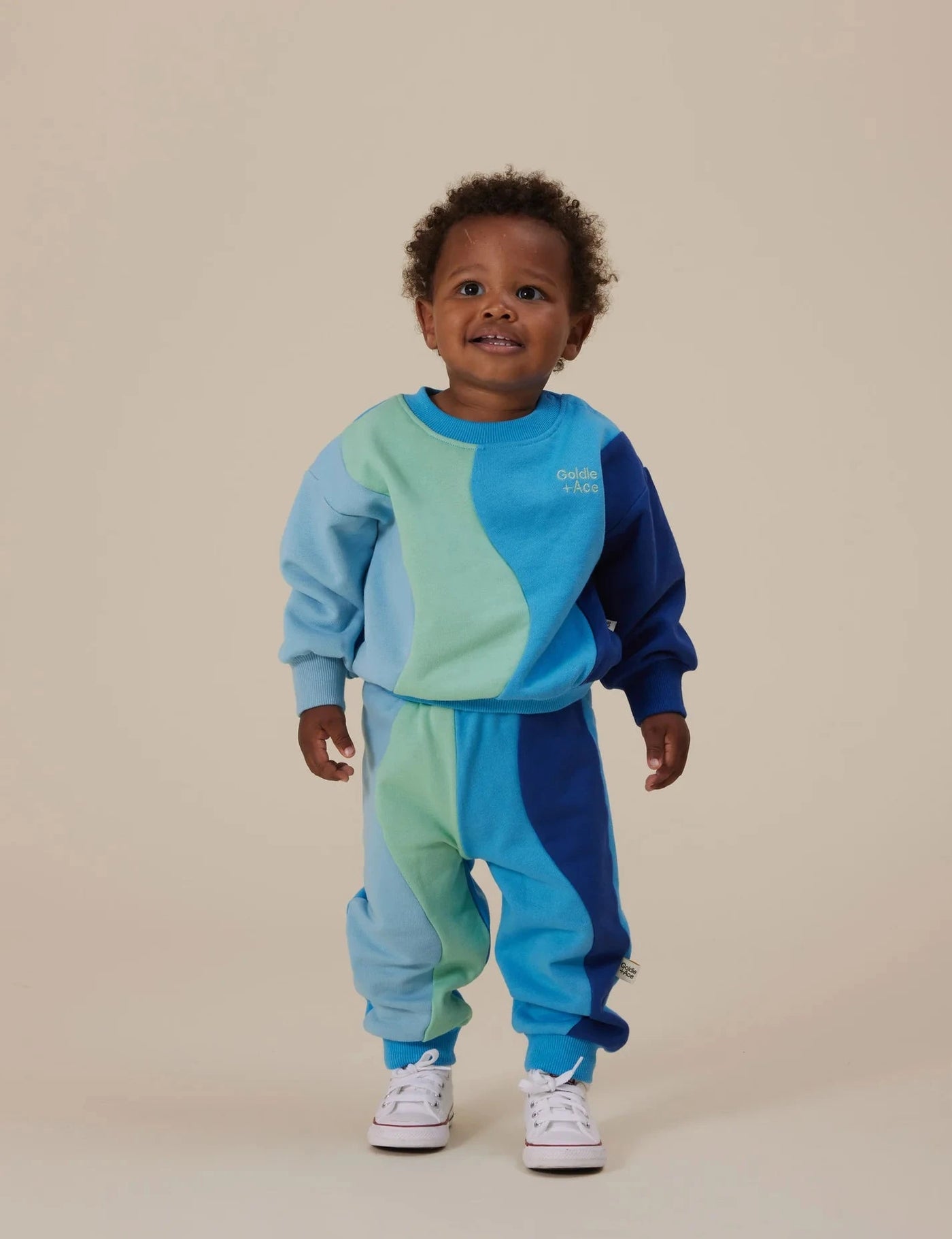 Goldie & Ace - Rio Wave Sweater | Ocean Blue Jumper Goldie & Ace 