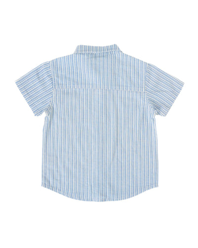 Goldie & Ace - Sailor Stripe Holiday Shirt Short Sleeve Shirt Goldie & Ace 