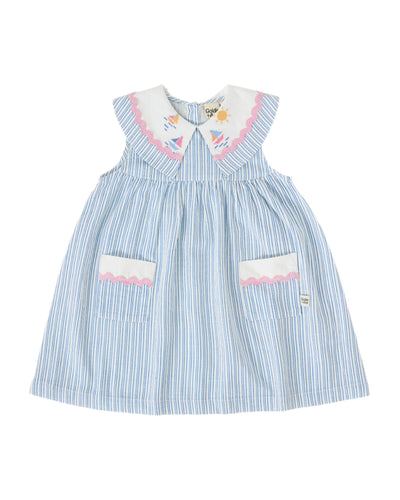 Goldie & Ace - Sailor Stripe Lucy Collared Dress Short Sleeve Dress Goldie & Ace 