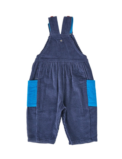 Goldie & Ace - Sammy Corduroy Colour Block Overalls Overalls Goldie & Ace 