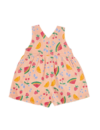 Goldie & Ace - Sara Linen Shortalls Fruit Salad Overalls Goldie & Ace 