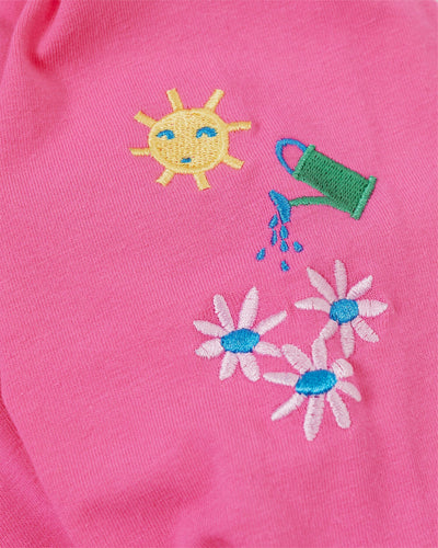 Goldie & Ace - Sofia Embroidered Puff Sleeve Skivvy Long Sleeve Top Goldie & Ace 