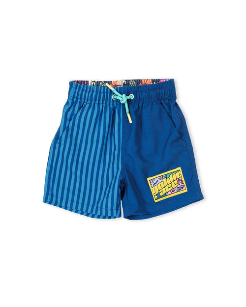 Goldie & Ace Stripe Panel Board Shorts