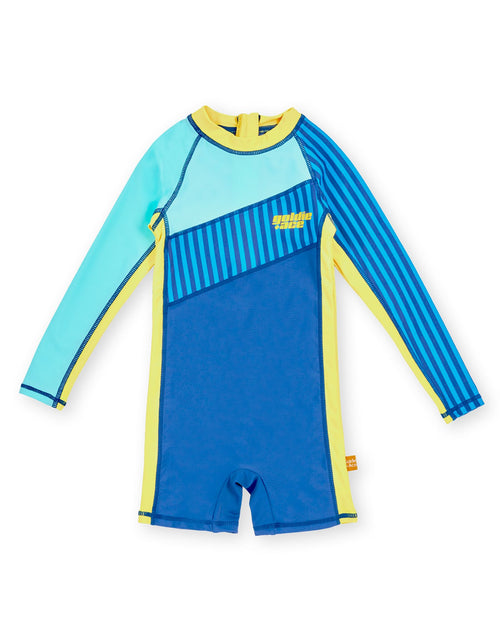 Goldie & Ace - Stripe Panel Shortleg Swimsuit