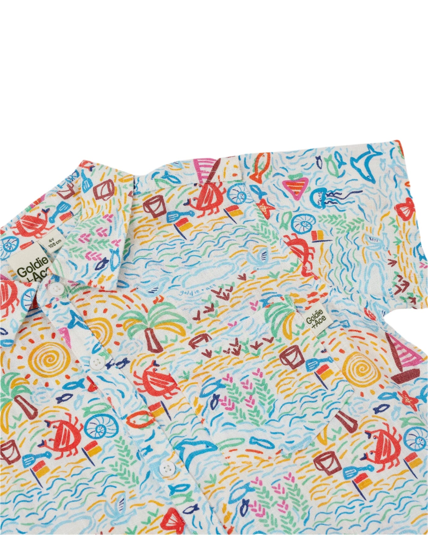 Goldie & Ace - Summer Bay Holiday Shirt Short Sleeve Shirt Goldie & Ace 