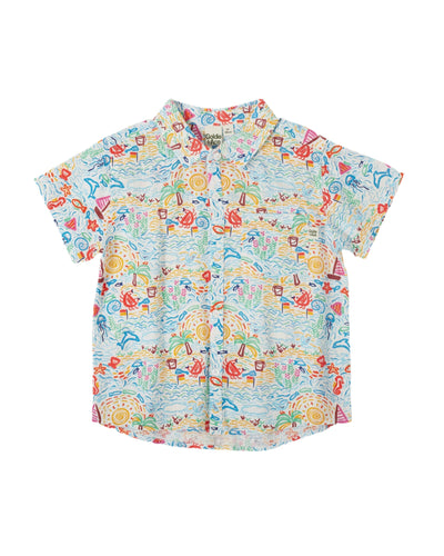 Goldie & Ace - Summer Bay Holiday Shirt Short Sleeve Shirt Goldie & Ace 
