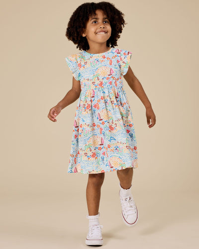 Goldie & Ace - Summer Bay Lyla Dress Short Sleeve Dress Goldie & Ace 