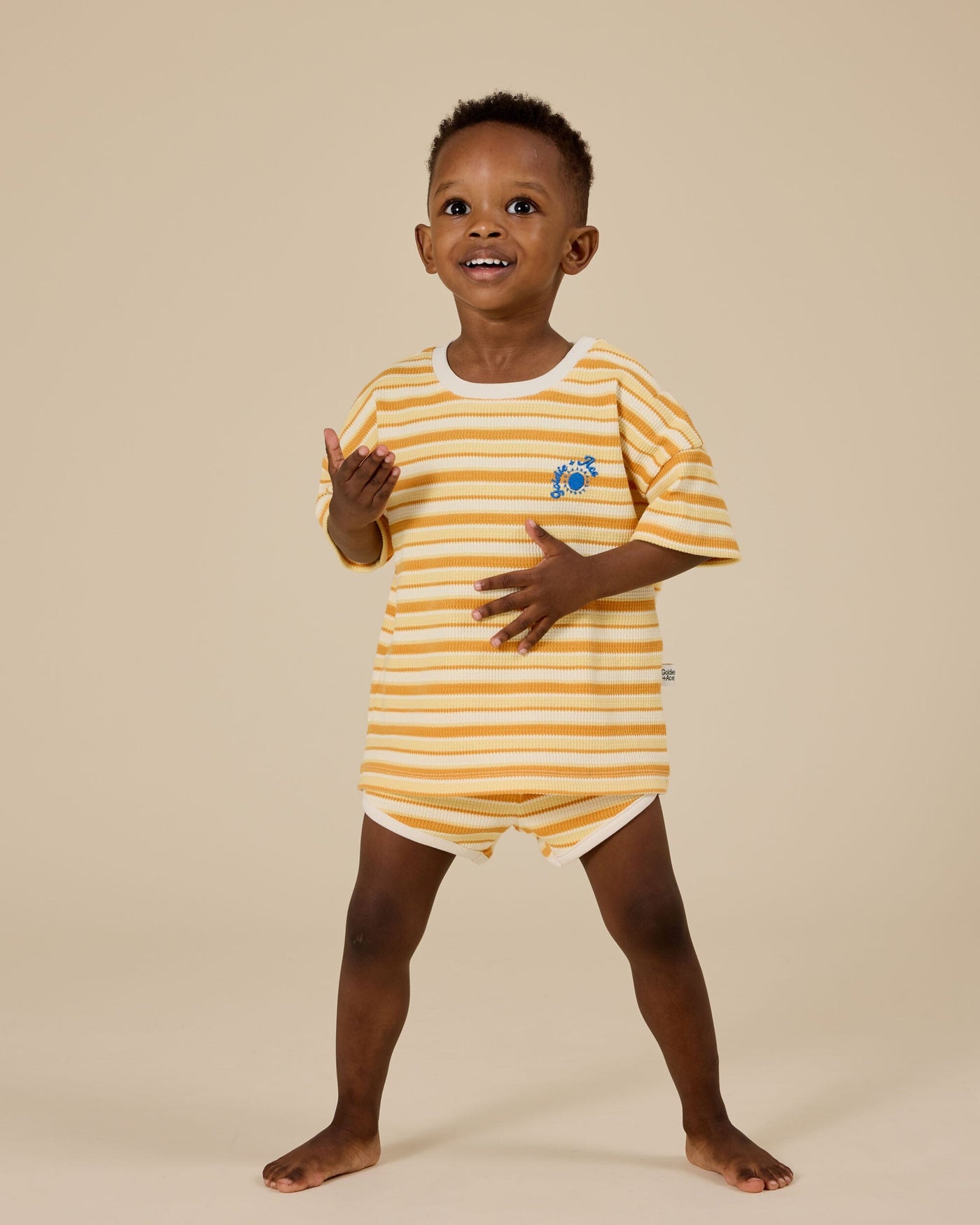 Goldie & Ace - Sunshine Stripe Shorts Shorts Goldie & Ace 