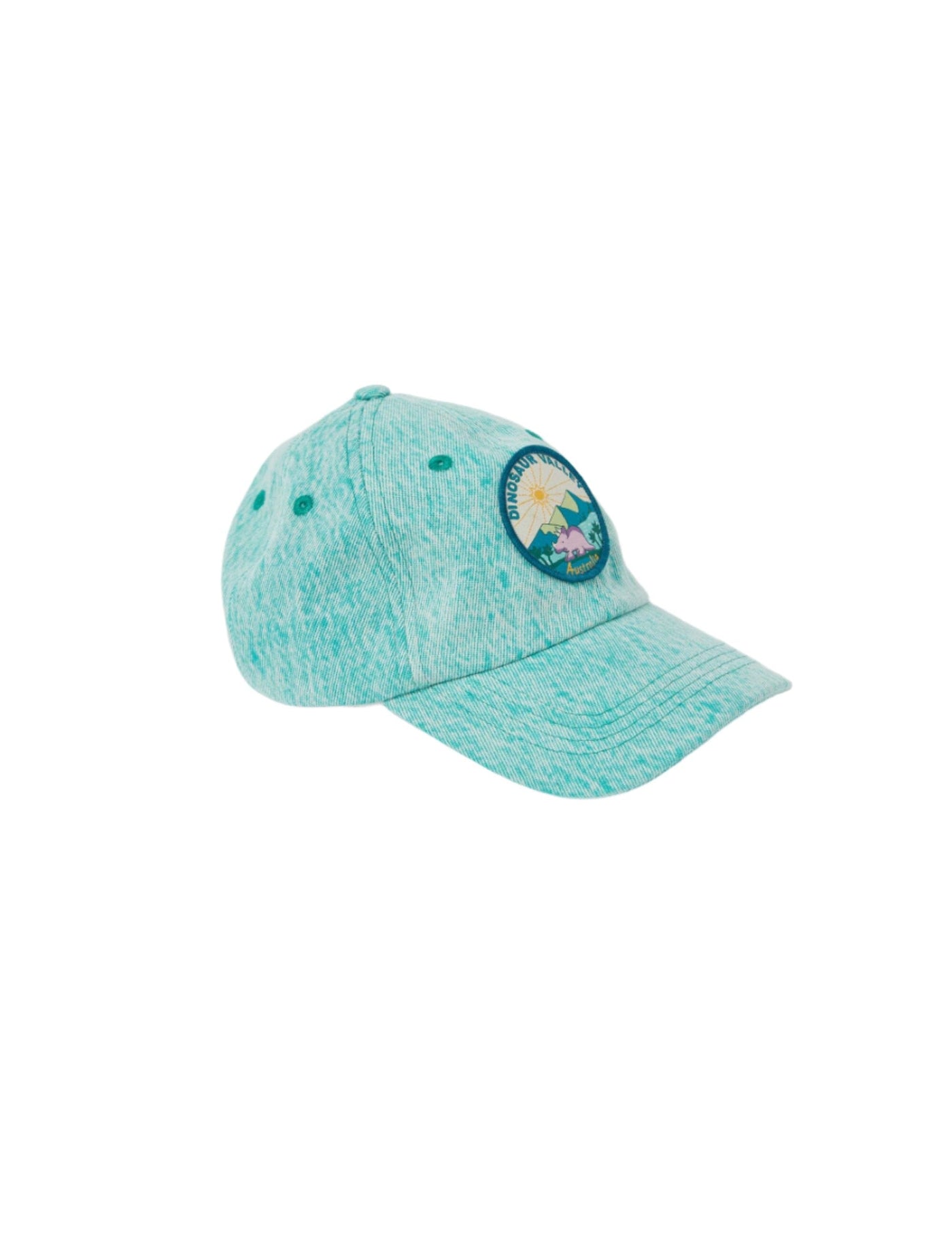 Goldie & Ace - Tate Dino Valley Denim Cap Turquoise Caps Goldie & Ace 