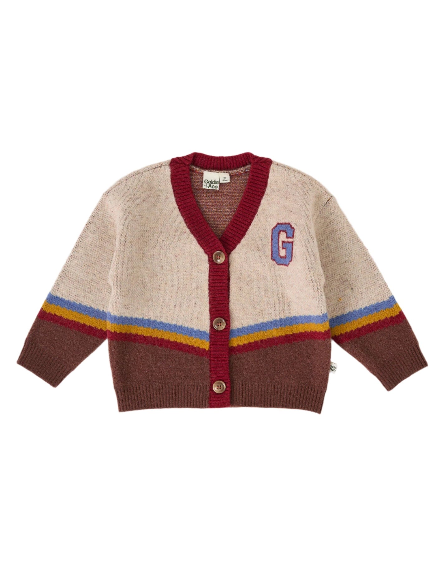 Goldie & Ace - Varsity Knit Cardigan Cardigan Goldie & Ace 