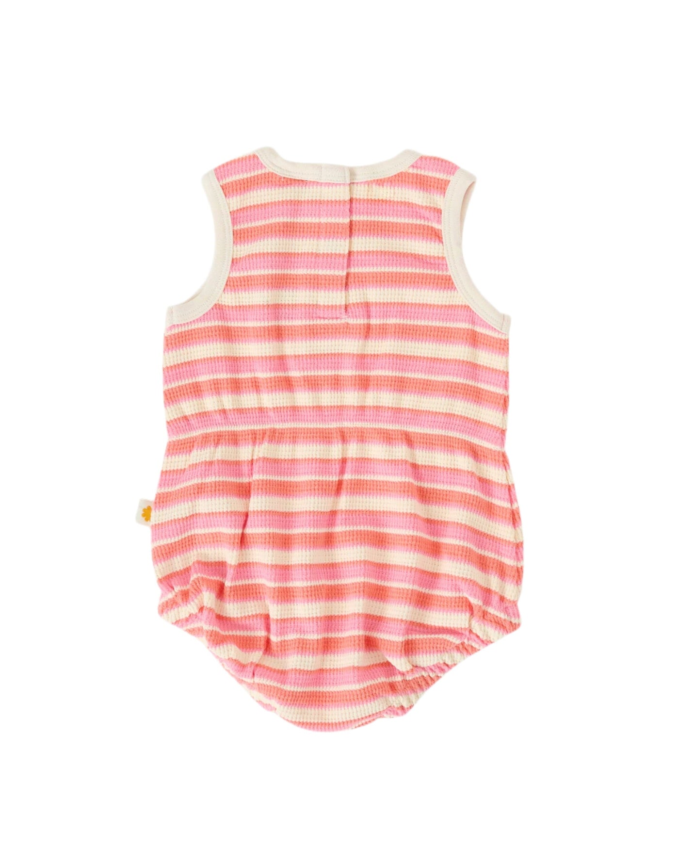 Goldie & Ace - Watermelon Stripe Bubble Romper Romper Goldie & Ace 