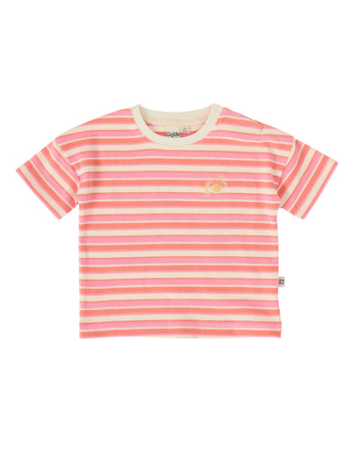 Goldie & Ace - Watermelon Stripe T-Shirt Short Sleeve T-Shirt Goldie & Ace 