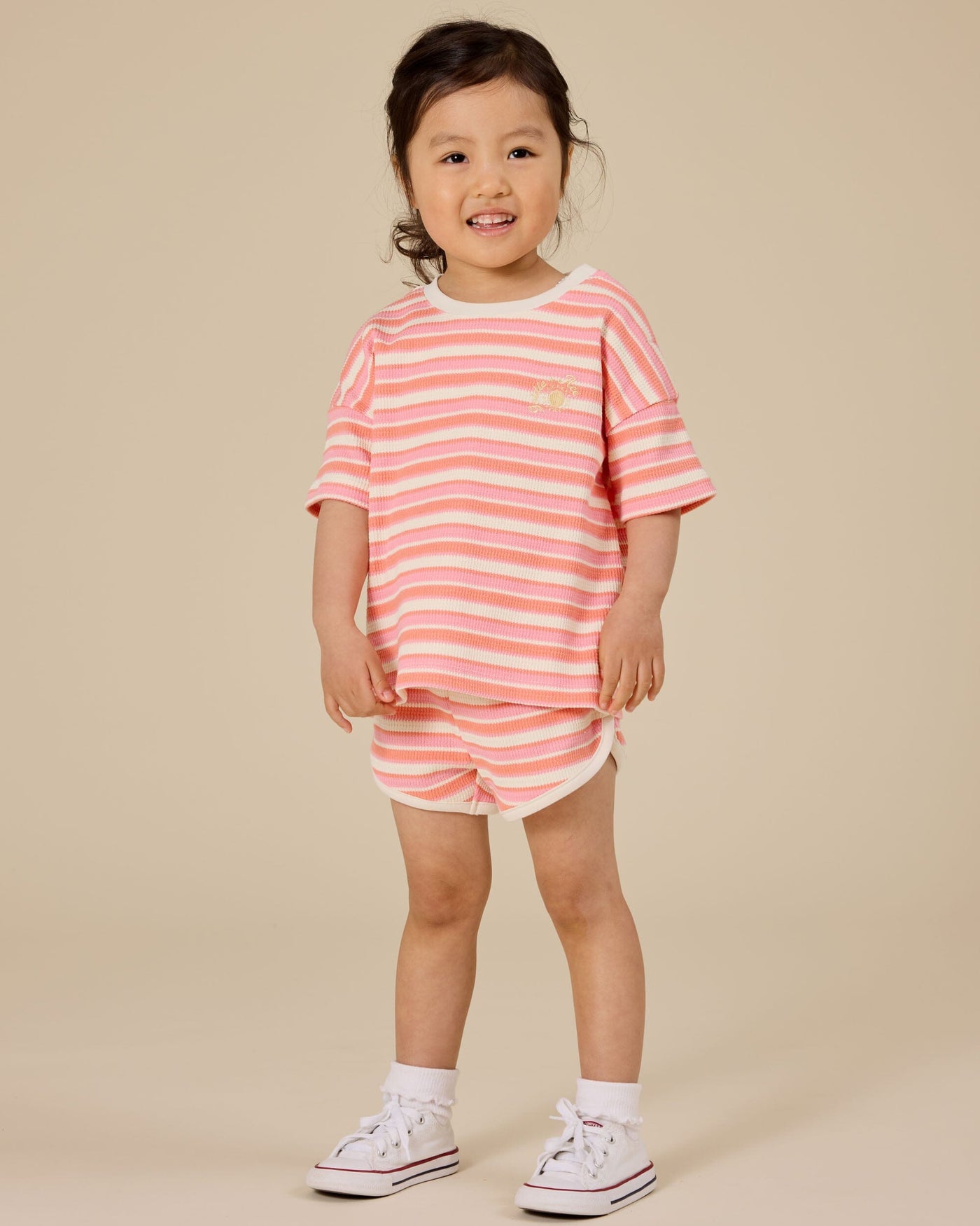 Goldie & Ace - Watermelon Stripe T-Shirt Short Sleeve T-Shirt Goldie & Ace 