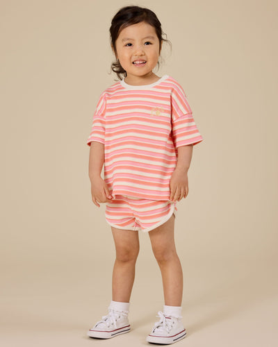 Goldie & Ace - Watermelon Stripe T-Shirt Short Sleeve T-Shirt Goldie & Ace 