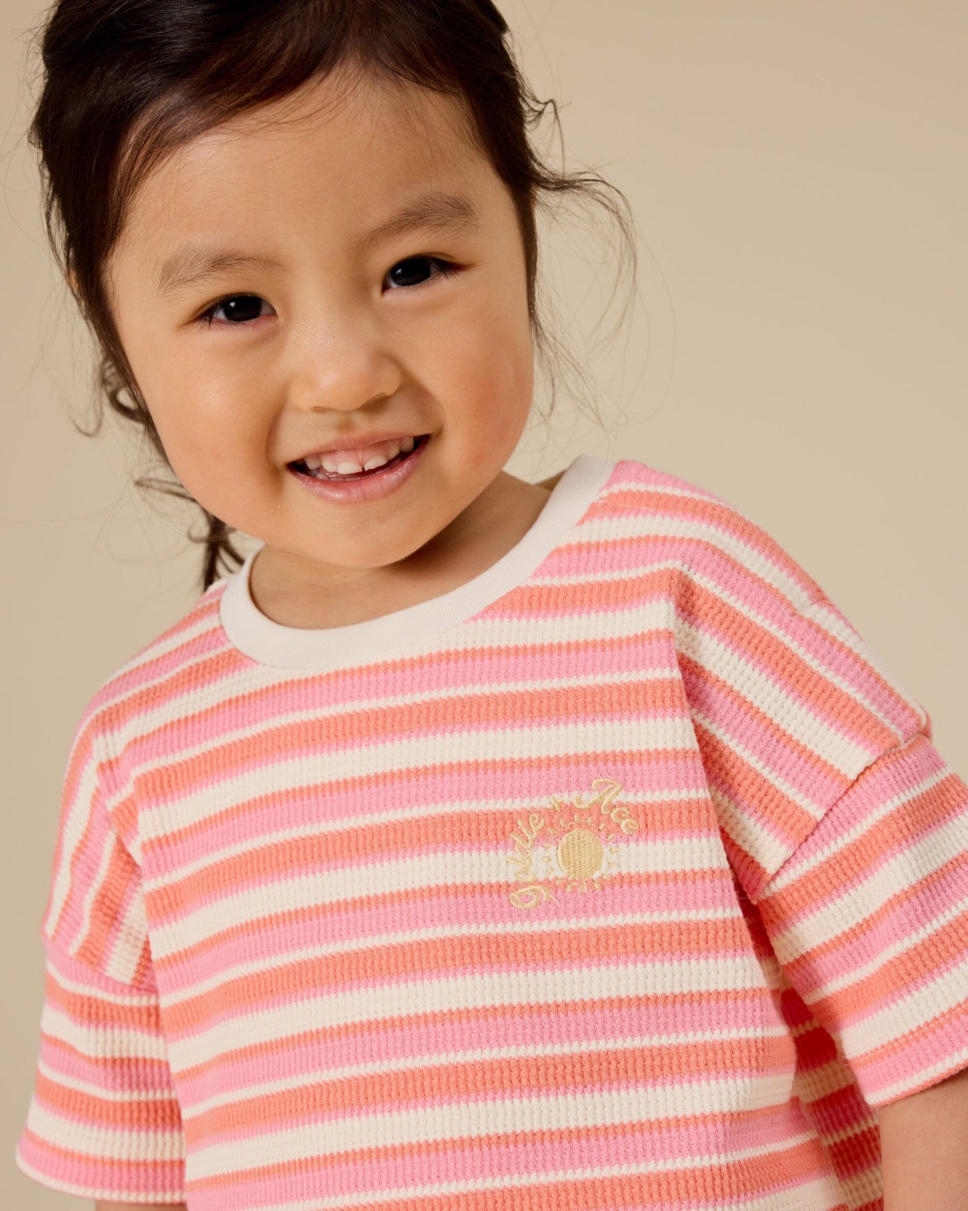 Goldie & Ace - Watermelon Stripe T-Shirt Short Sleeve T-Shirt Goldie & Ace 