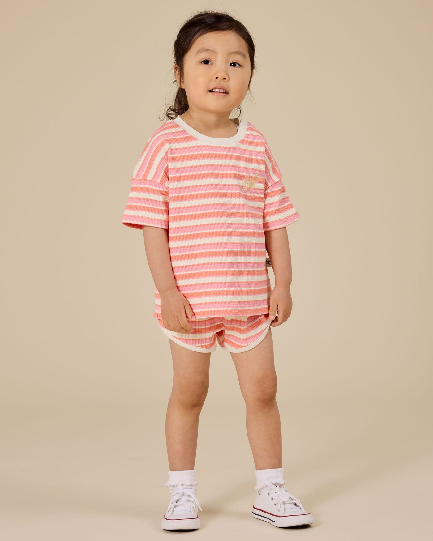 Goldie & Ace - Watermelon Stripe T-Shirt Short Sleeve T-Shirt Goldie & Ace 