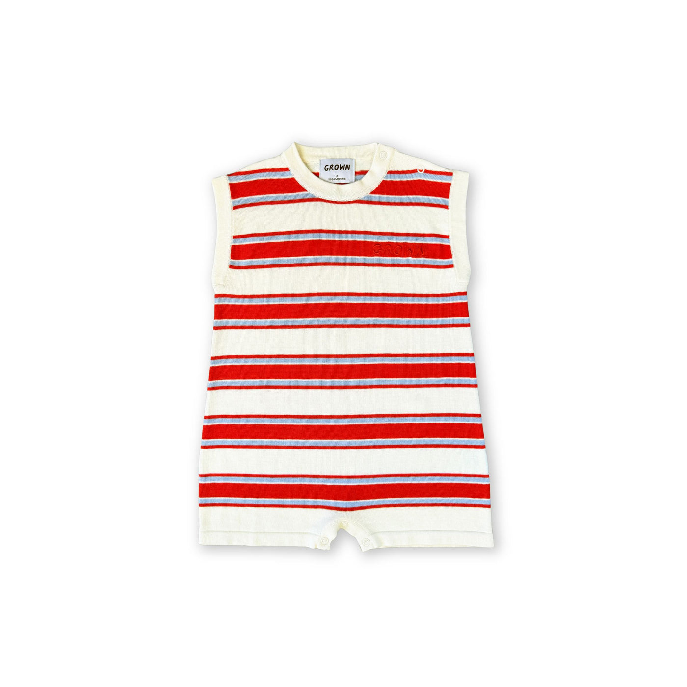 Grown - Island Stripe Playsuit Playsuit Grown 