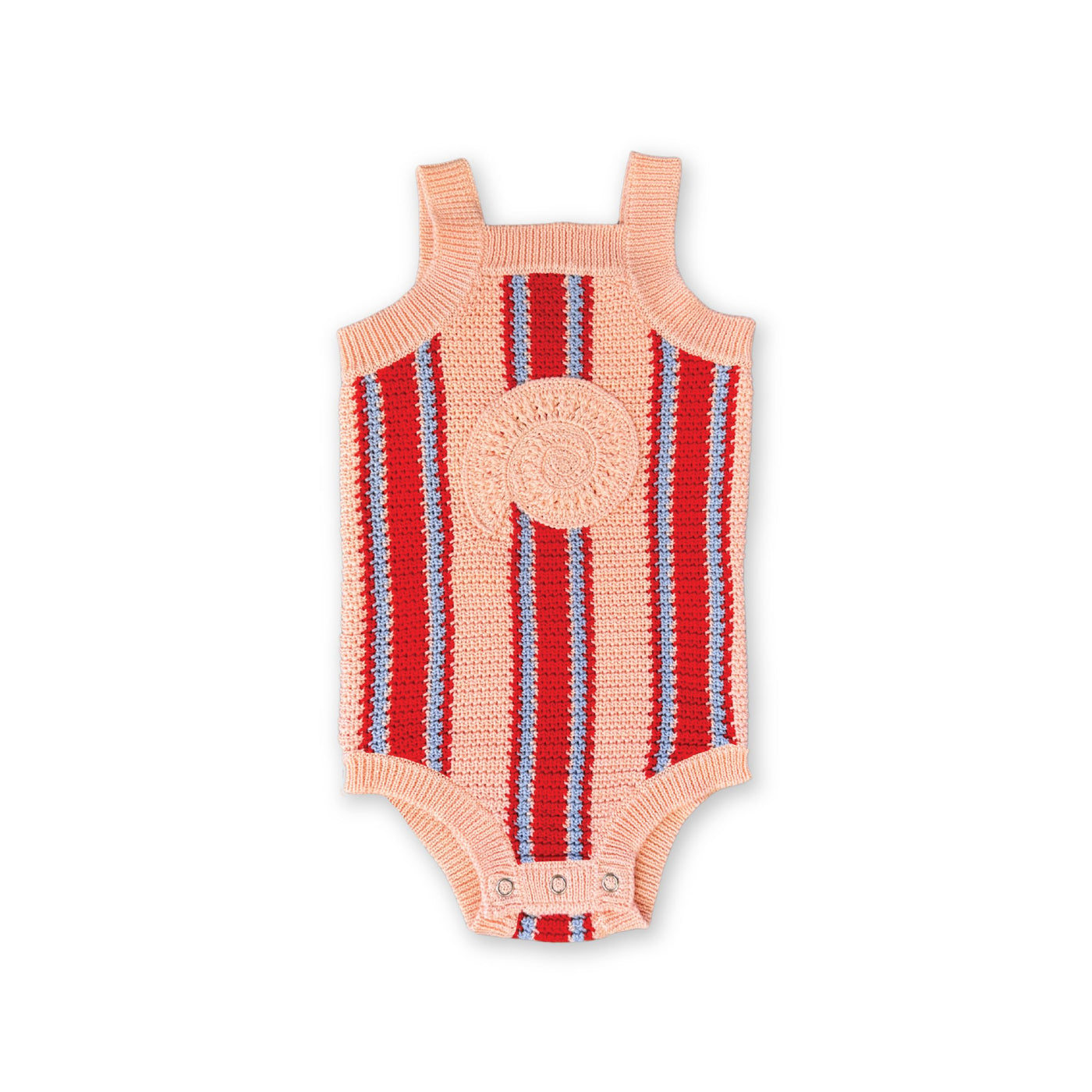 Grown - Island Stripe Shell Singlesuit Bodysuit Grown 