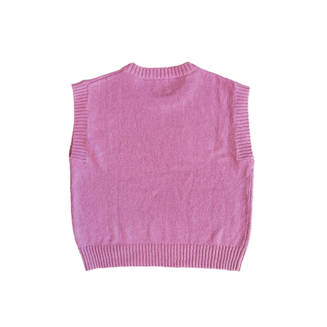 Grown - Jersey Knit Vest | Raspberry Vest Grown 