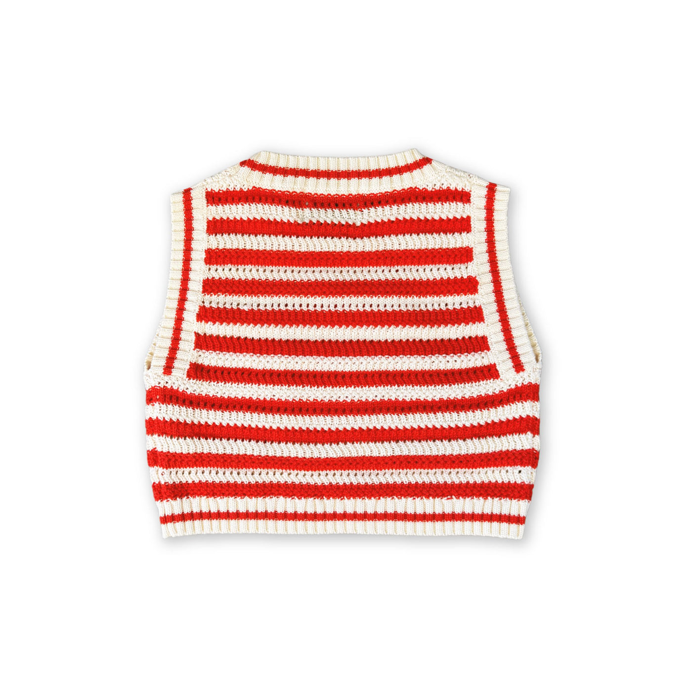 Grown - Knitted Crochet Shell Vest | Chilli Vest Grown 