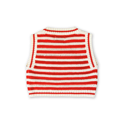 Grown - Knitted Crochet Shell Vest | Chilli Vest Grown 