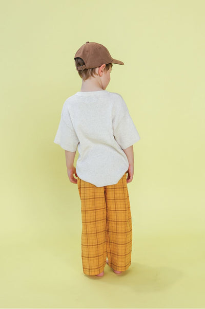 Grown - Ribbed Knitted Logo Tee Short Sleeve T-Shirt Grown 