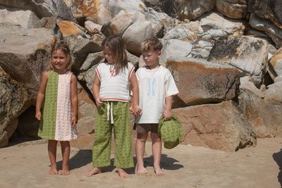 Grown - Sardine Embroidered Tee Short Sleeve T-Shirt Grown 