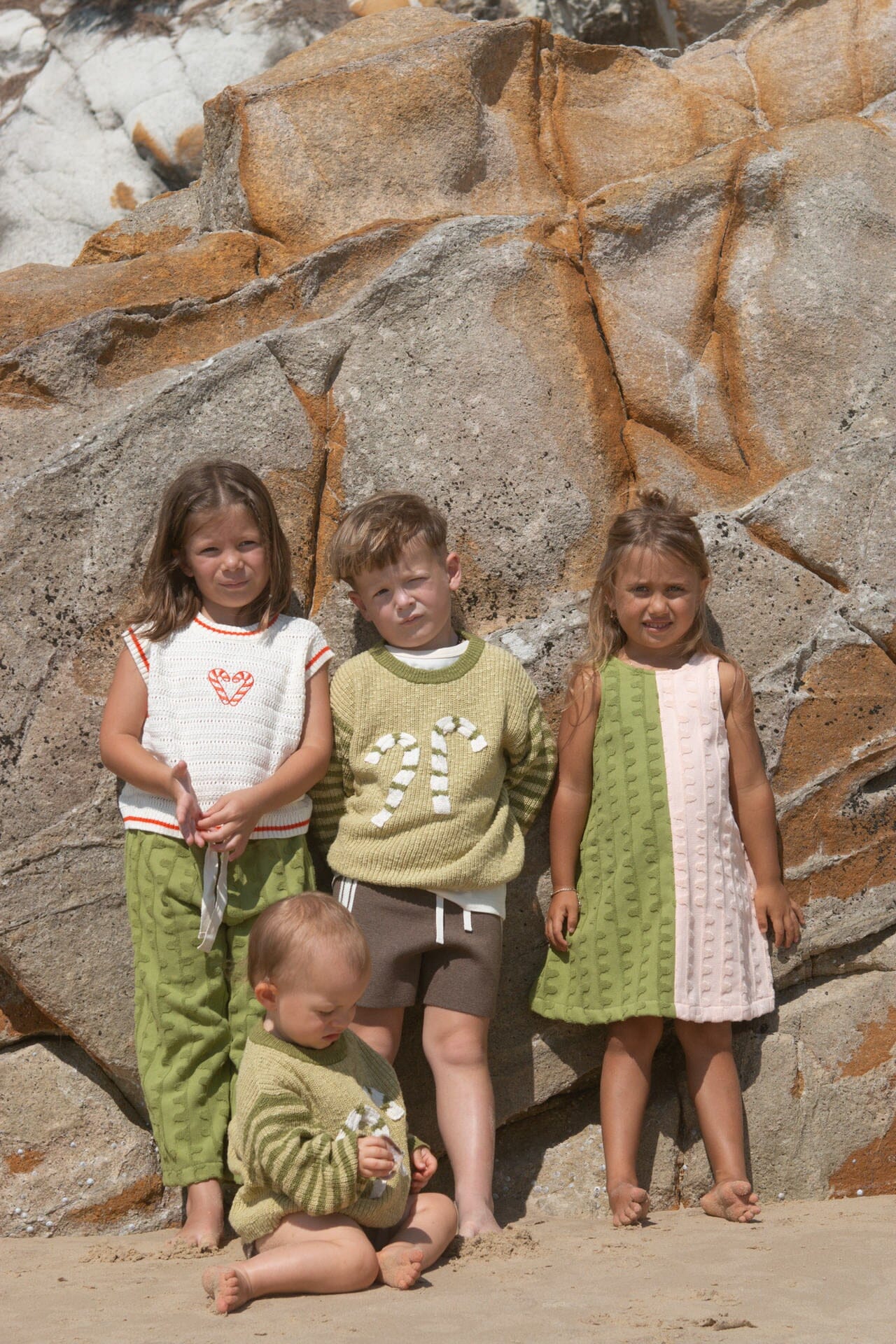 Grown - Sardine Embroidered Tee Short Sleeve T-Shirt Grown 