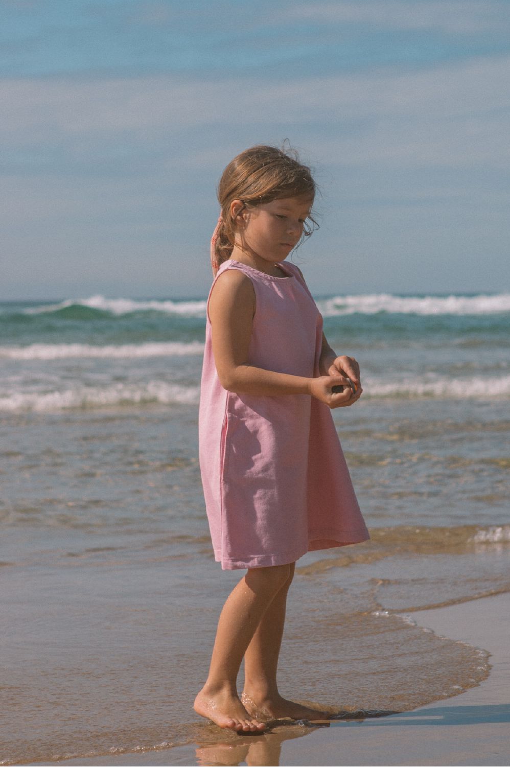 Grown - Shift Denim Dress Sleeveless Dress Grown 