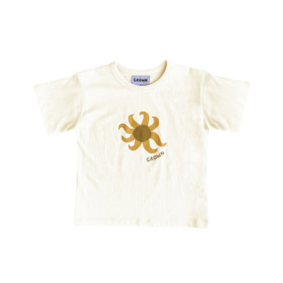 Grown - Sunny Tee | Milk Short Sleeve T-Shirt Grown 