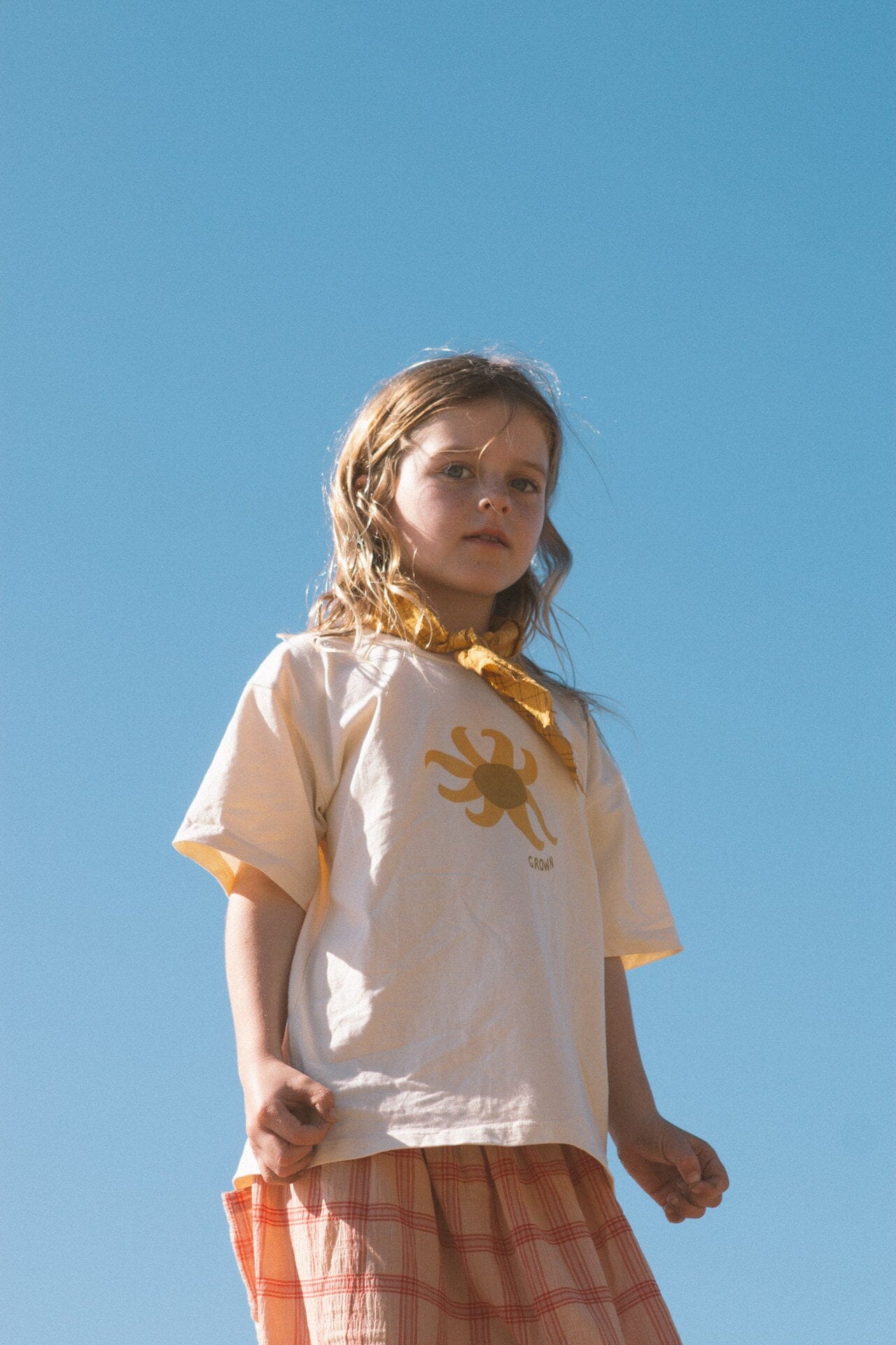 Grown - Sunny Tee | Milk Short Sleeve T-Shirt Grown 