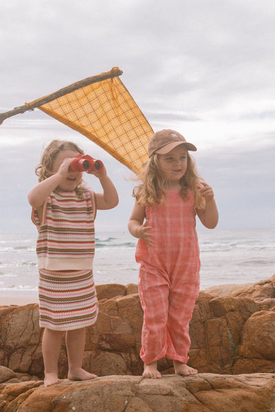 Grown - Sunshine Stripe Knit Skirt Skirts Grown 