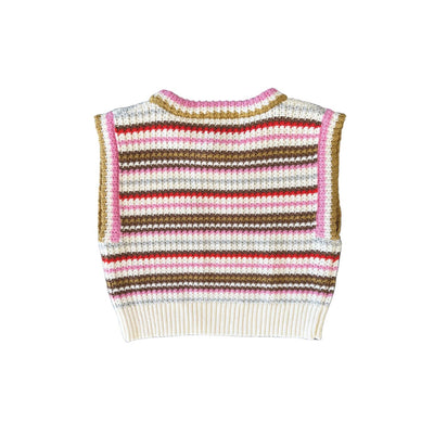 Grown - Sunshine Stripe Knit Top Short Sleeve Top Grown 
