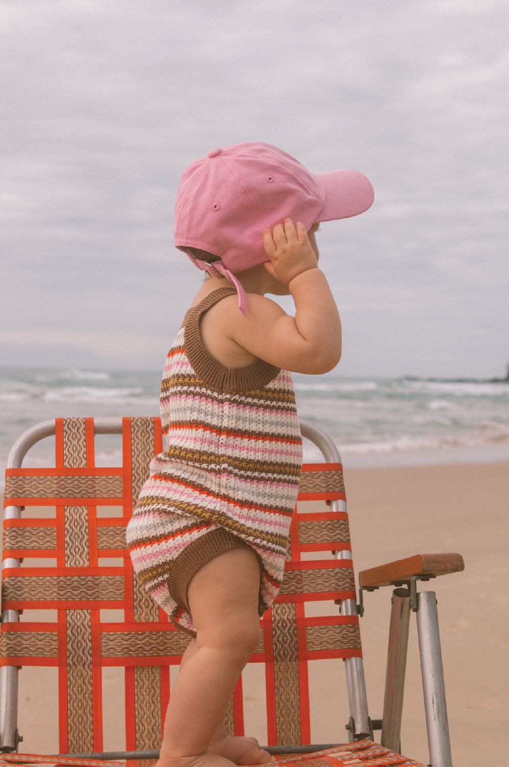 Grown - Sunshine Stripe Romper Romper Grown 