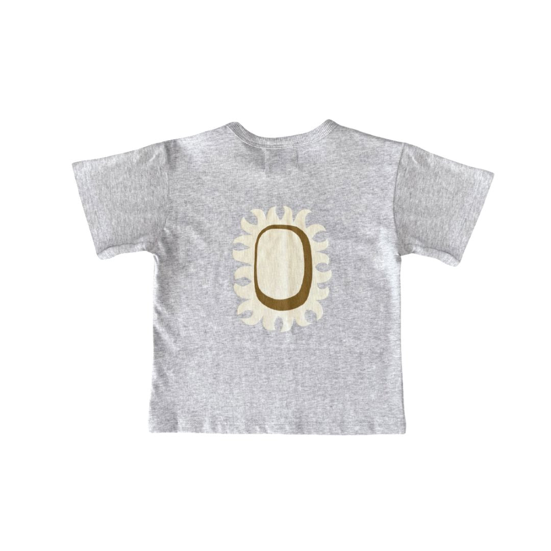 Grown - Sunshine Tee | Grey Marle Short Sleeve T-Shirt Grown 
