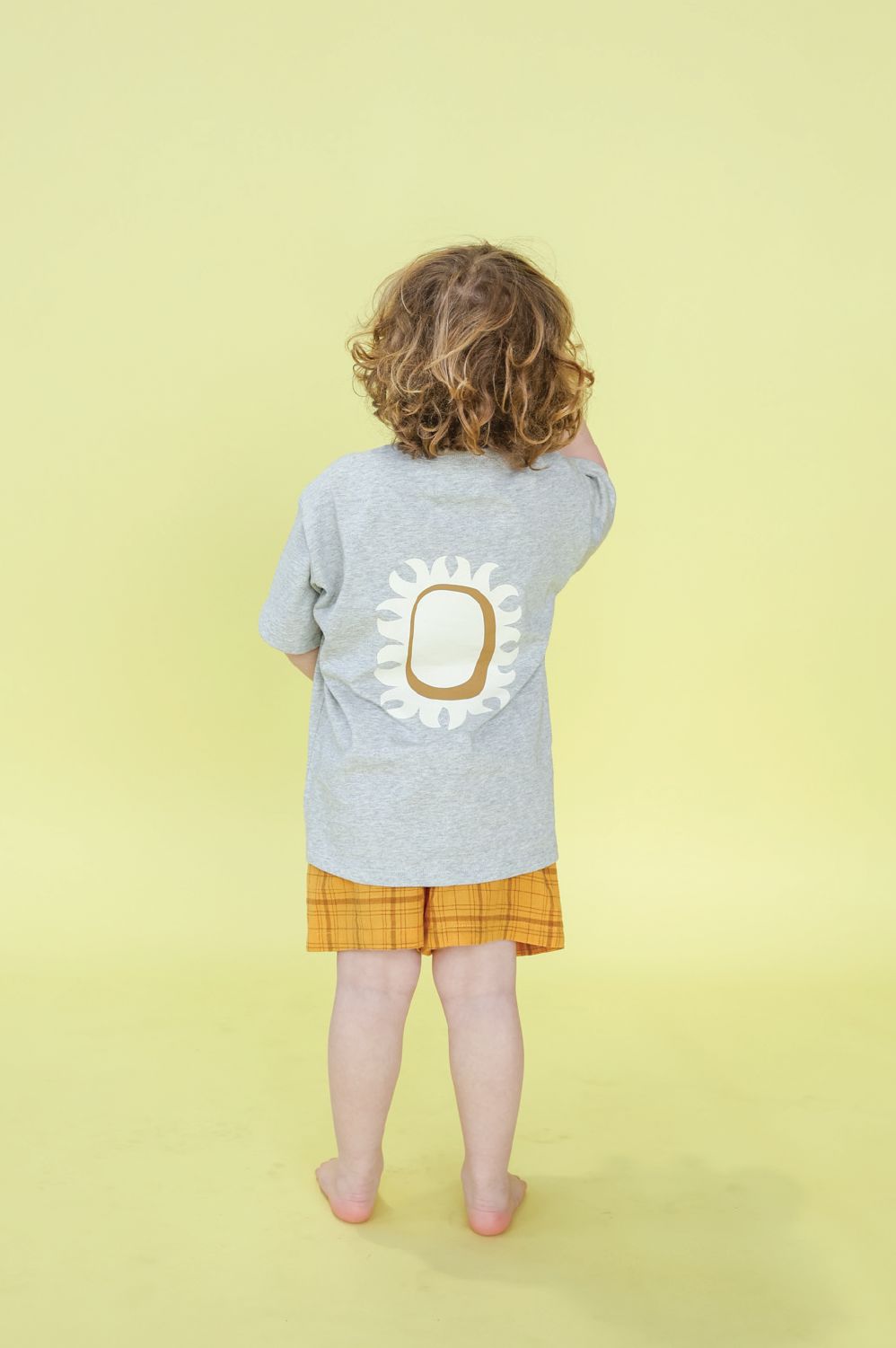Grown - Sunshine Tee | Grey Marle Short Sleeve T-Shirt Grown 