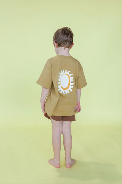 Grown - Sunshine Tee | Mustard Short Sleeve T-Shirt Grown 