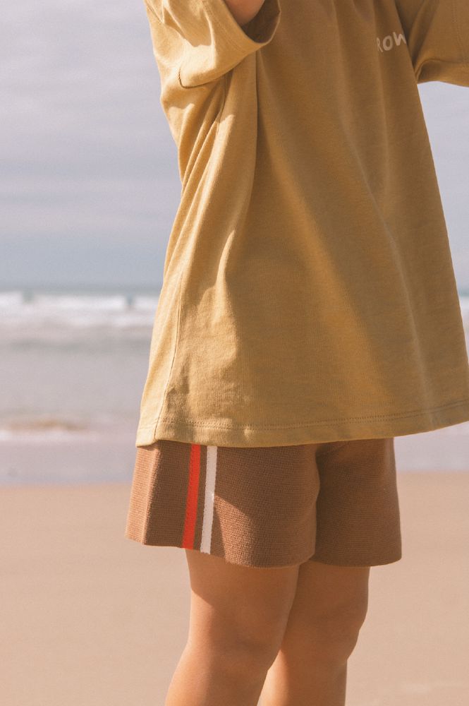 Grown - Sunshine Tee | Mustard Short Sleeve T-Shirt Grown 