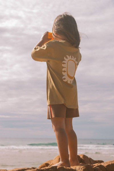 Grown - Sunshine Tee | Mustard Short Sleeve T-Shirt Grown 