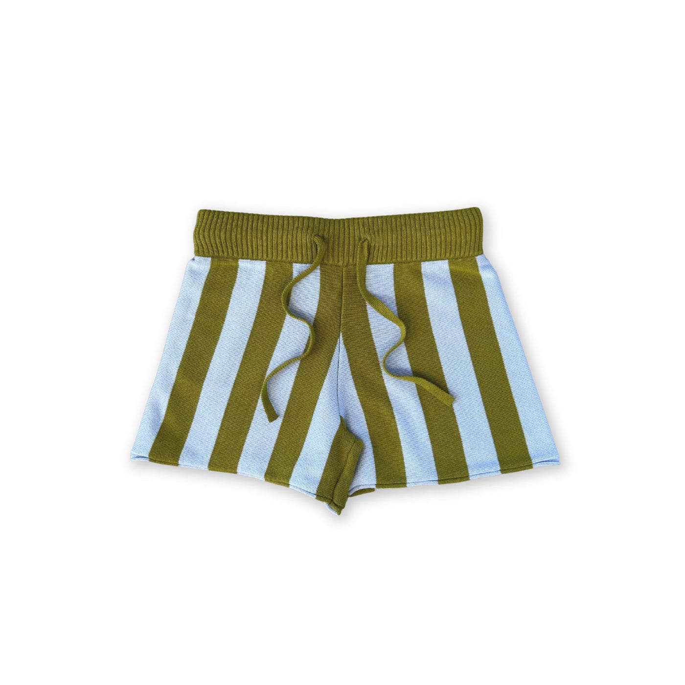 Grown - Vertical Stripe Knit Shorts | Ocean & Leaf Shorts Grown 