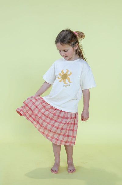 Grown - Woven Check Skirt Skirts Grown 