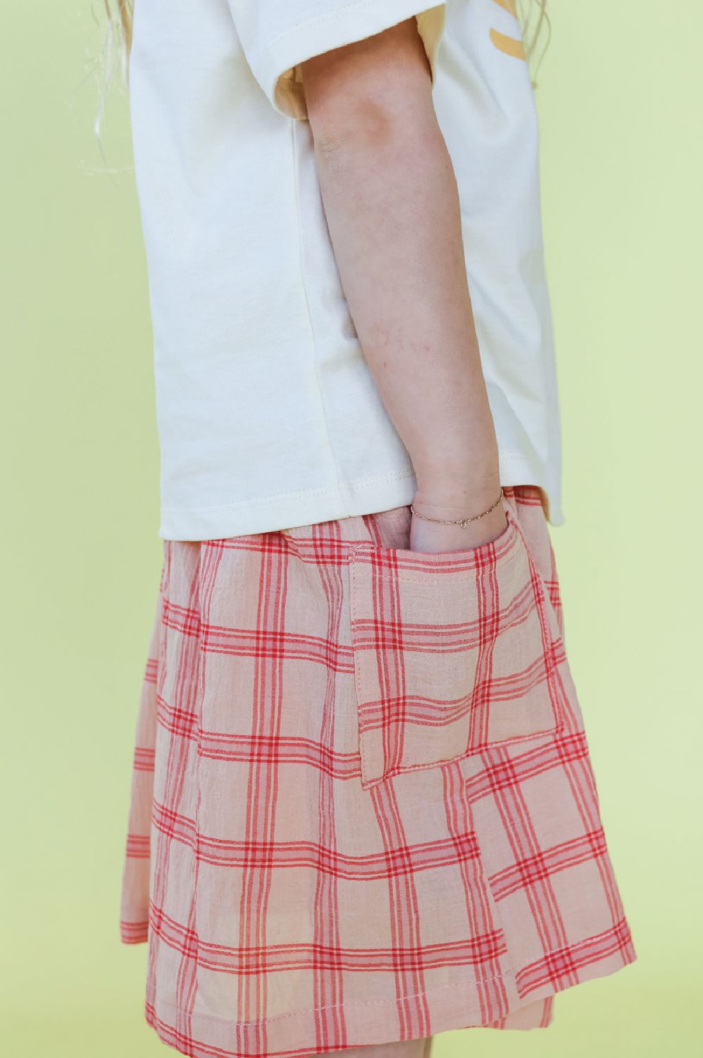 Grown - Woven Check Skirt Skirts Grown 