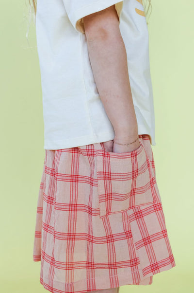 Grown - Woven Check Skirt Skirts Grown 