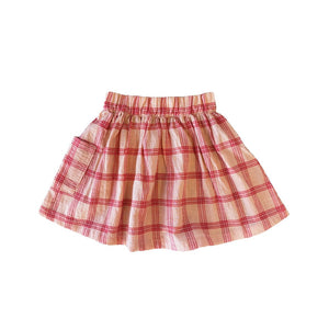 Grown - Woven Check Skirt