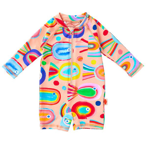 Halcyon Nights - Long Sleeve Rash Suit | Fancy Fins