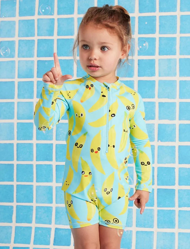 Halcyon Nights - Long Sleeve Rash Suit | Peel Party One-Piece Swimsuit Halcyon Nights 