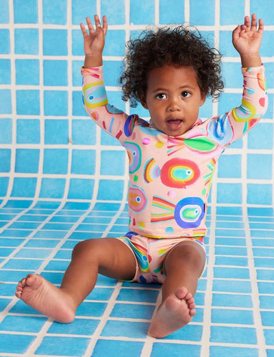 Halcyon Nights - Long Sleeve Rash Vest | Fancy Fins Rashie Halcyon Nights 