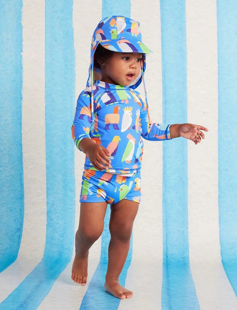 Halcyon Nights - Long Sleeve Rash Vest | Flamin' Galahs Rashie Halcyon Nights 