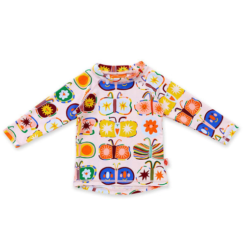 Halcyon Nights -  Long Sleeve Rash Vest | Flutterby